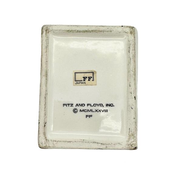 Vintage Fitz And Floyd Owl Book Shaped Trinket Box Graduation Gift - Picture 6 of 7